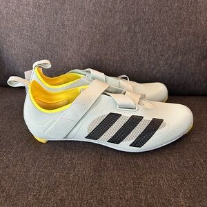 ($150) Adidas The Indoor Cycling Shoe Mens 9.5 / Womens 10.5 Green Yellow GX1668